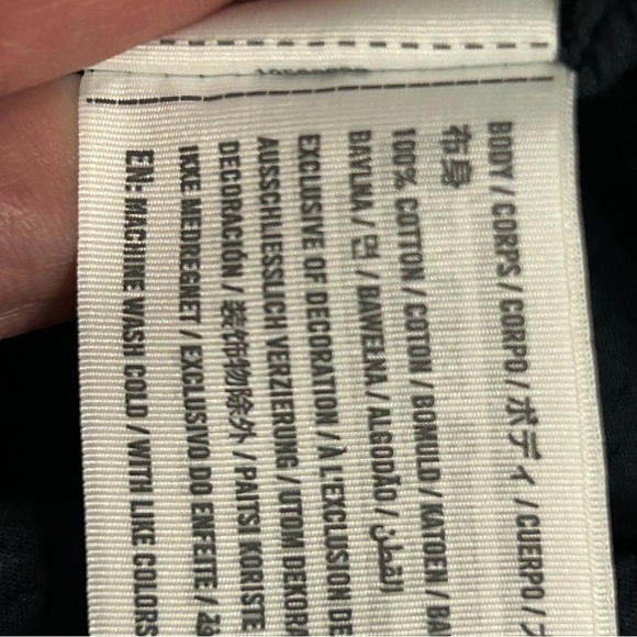 NWT Abercrombie & Fitch Mens Medium Long Sleeve Button Up Shirt‎ Navy - Picture 7 of 7